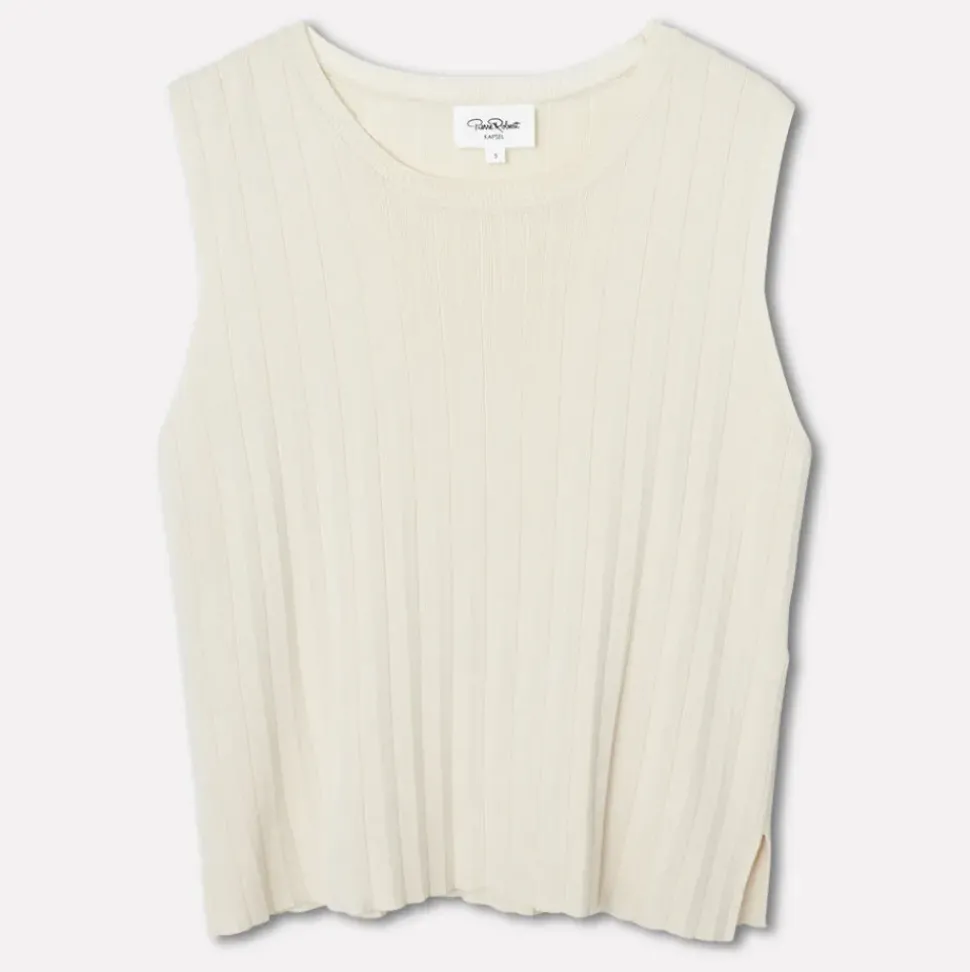 Finstickad Armlos Topp
