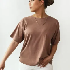 Oversized T-Shirt Ekologisk Bomull Och Hemp