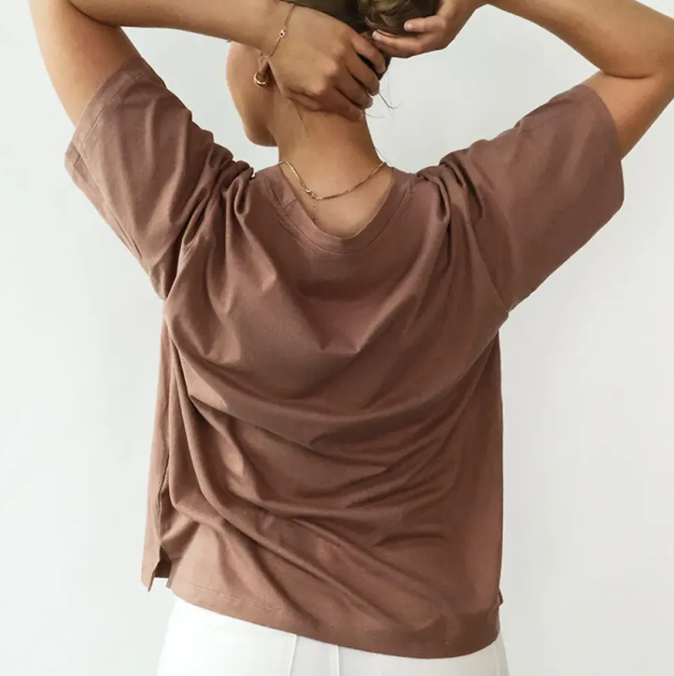 Oversized T-Shirt Ekologisk Bomull Och Hemp