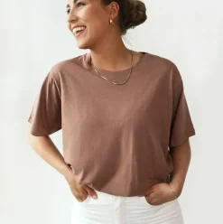 Oversized T-Shirt Ekologisk Bomull Och Hemp