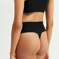 Stringtrosor High Waist Invisible Mikrofiber