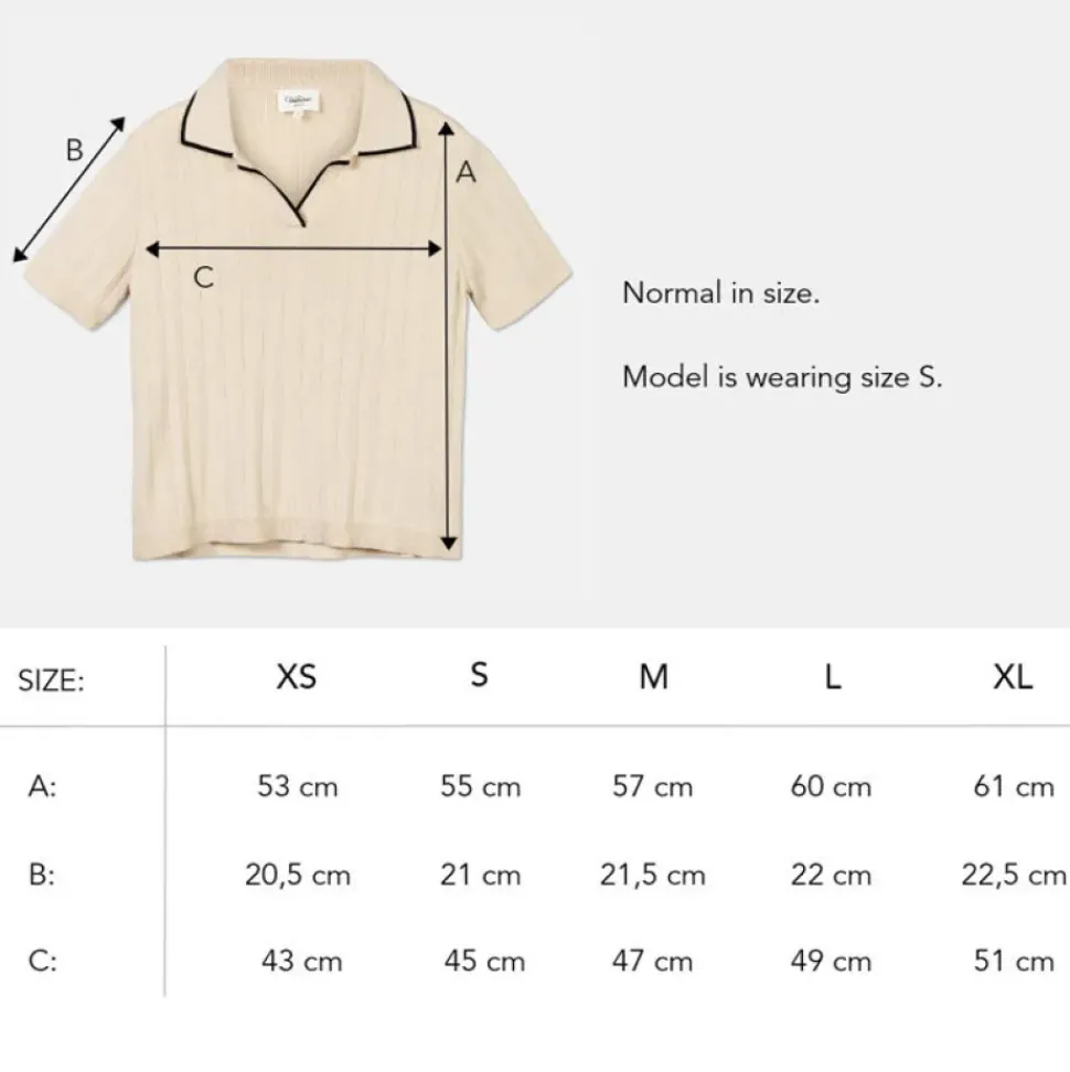 T-Shirt Med Pikekrage